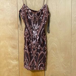 Windsor homecoming dress, brown and a size medium